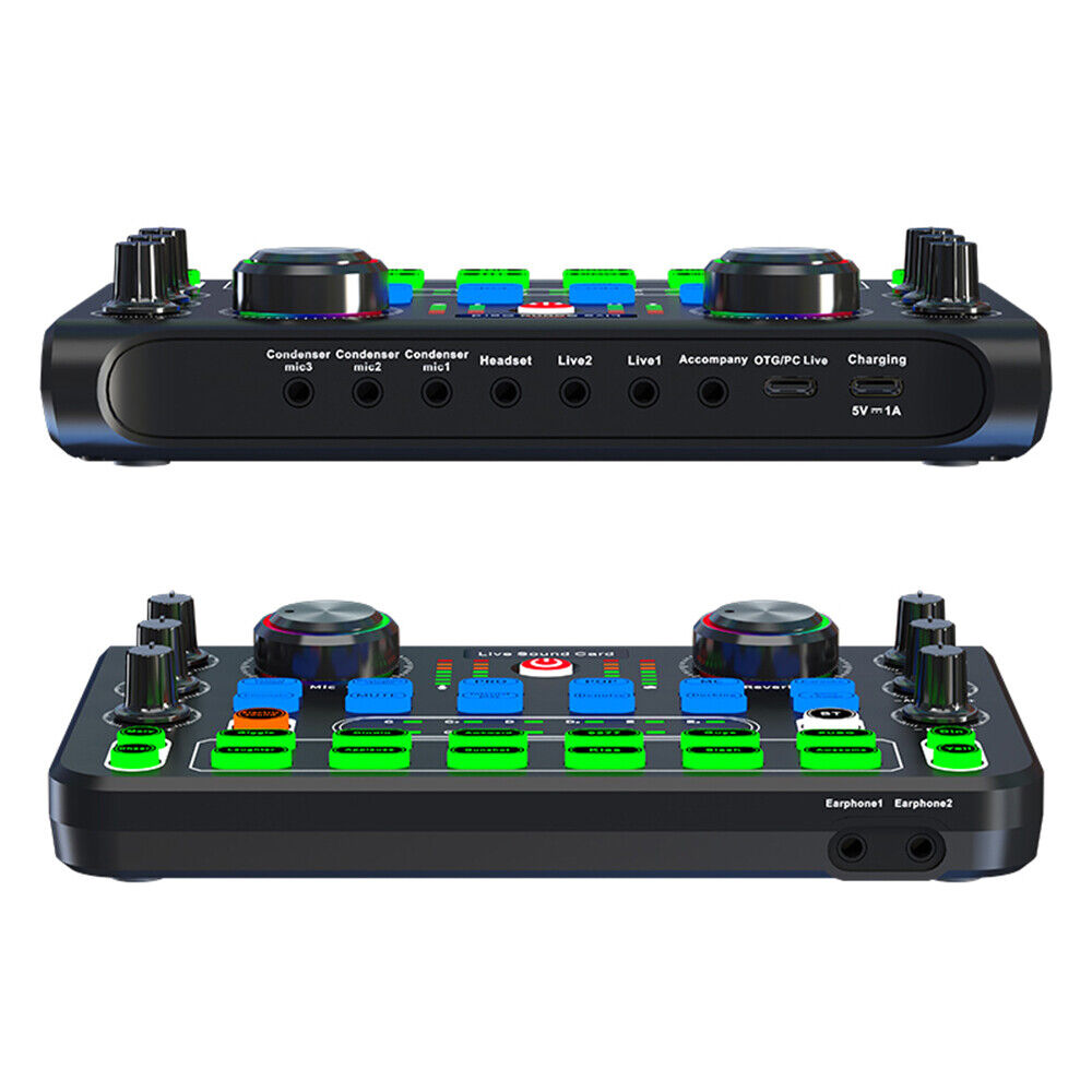 X60 Live Sound Card - Professional Audio Mixer for Enhanced Karaoke & Broadcasting