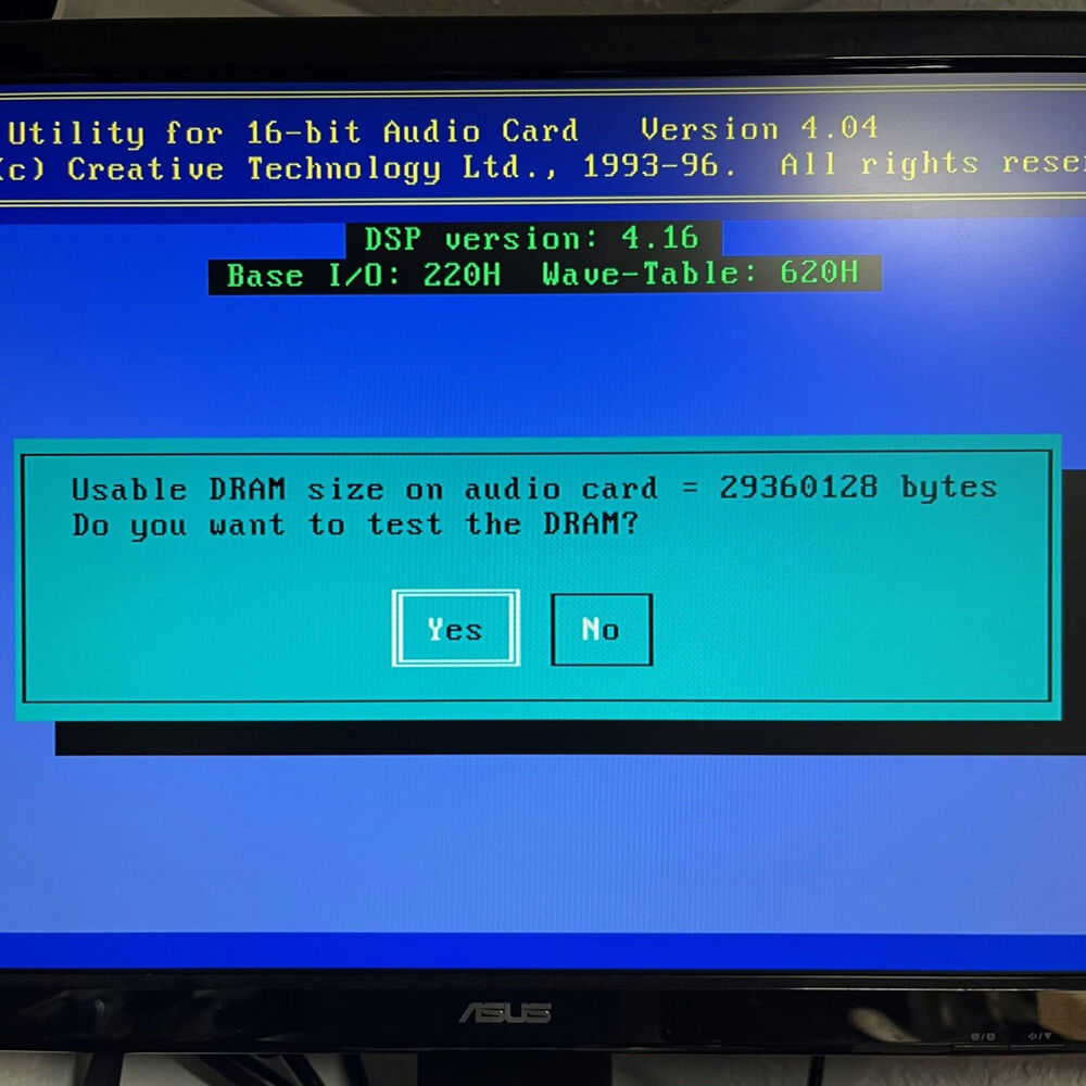 Upgraded Sound Blaster AWE64 Value Memory Expansion with 32MB Module