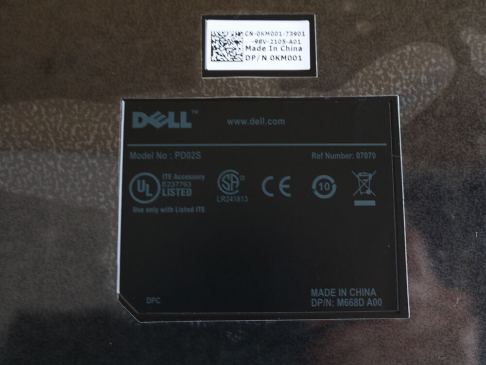 Dell E-Series PD02S External CD/DVD Drive with eSATA Interface