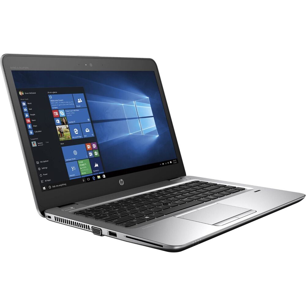 HP EliteBook 840 G4 14" Business Laptop with Core i7, 16GB RAM, 256GB SSD