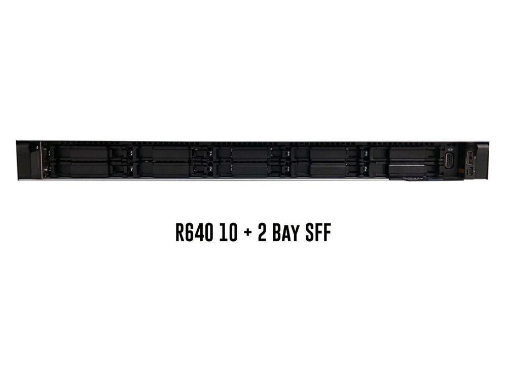 Dell PowerEdge R640 1U Rackmount Server Chassis