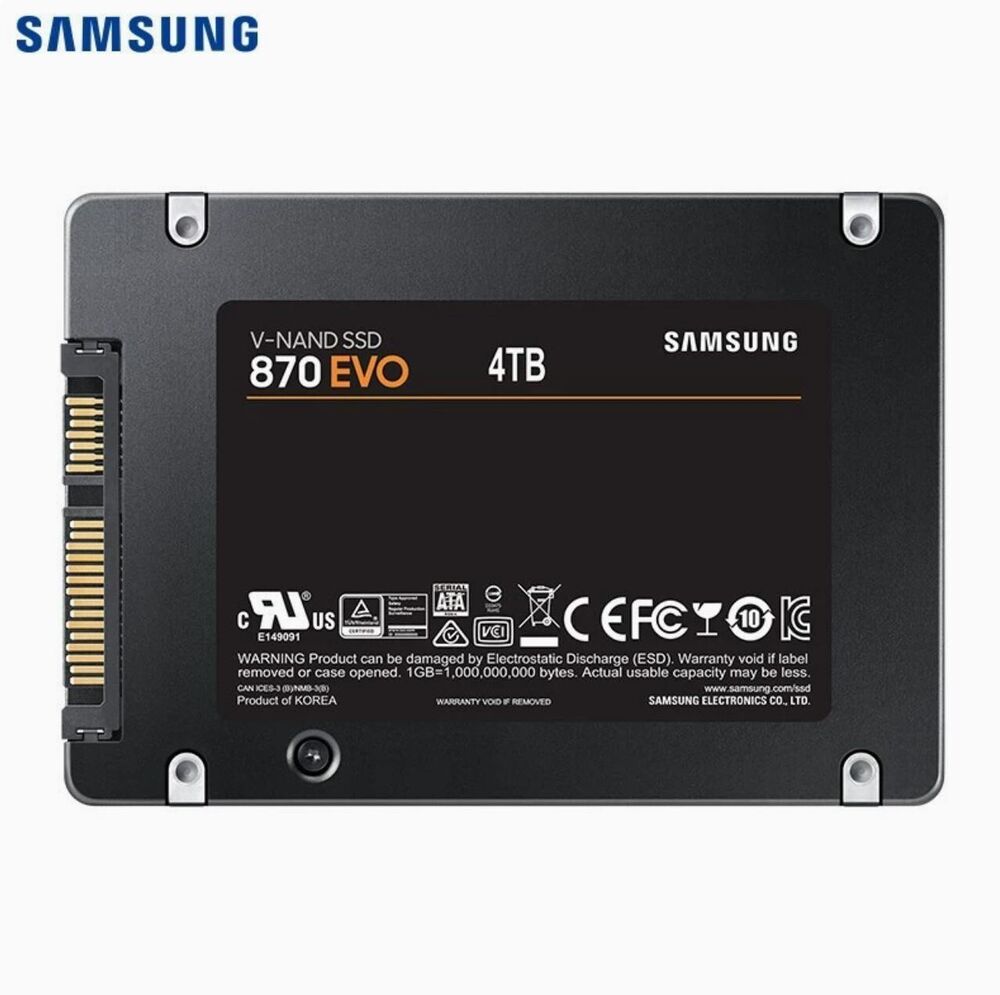 Samsung 870 EVO SSD - High-Performance SATA III Internal Storage Drive