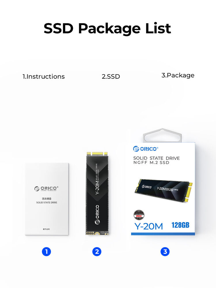 ORICO 2TB M.2 2280 SATA SSD NGFF Internal Solid State Drive