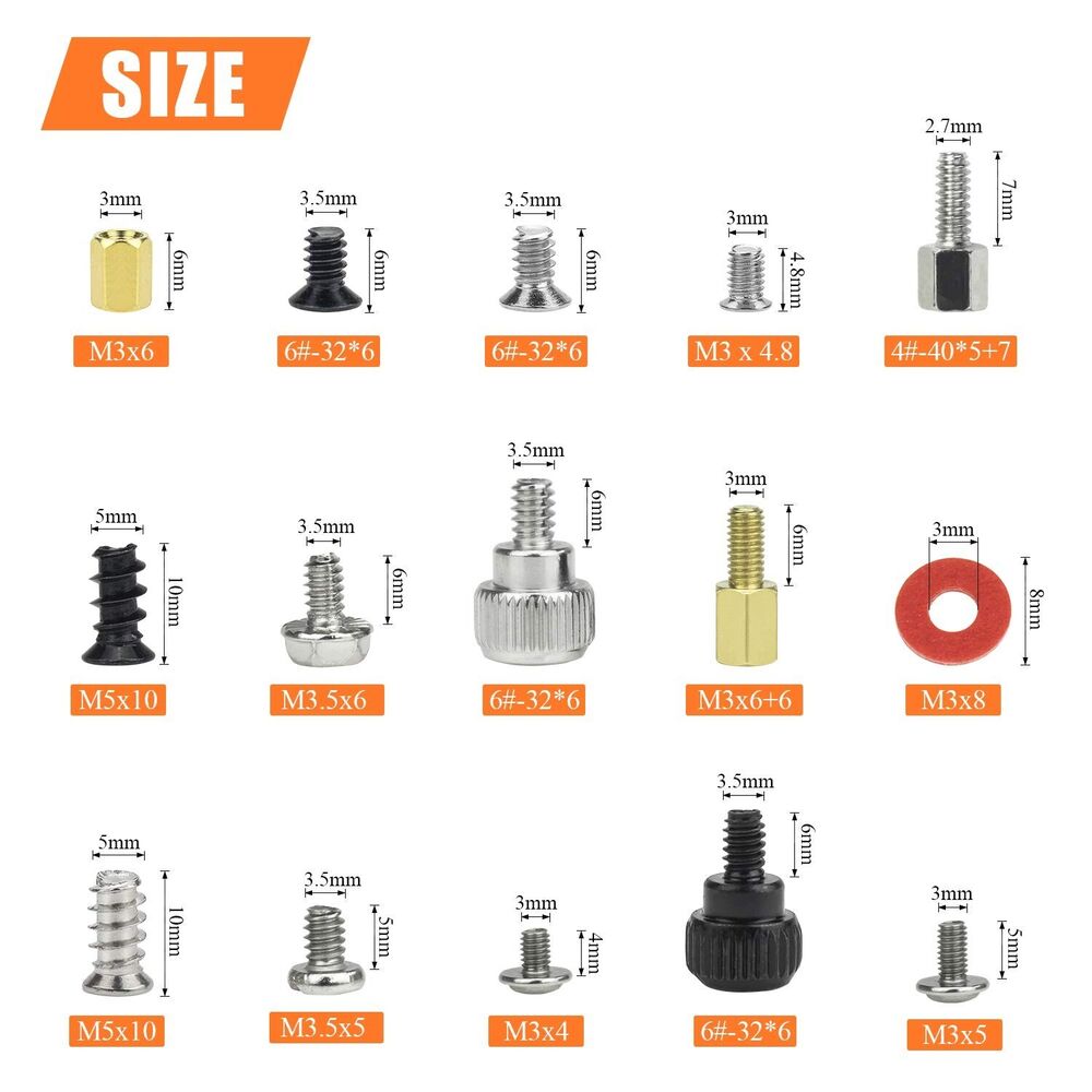 Premium 450-Piece Computer Screw Kit - Ultimate DIY Solution
