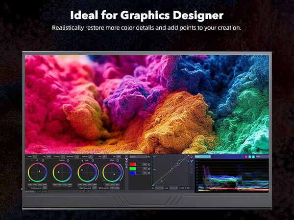 15.6" 4K Ultra HD Portable Monitor with HDR and VESA Mount
