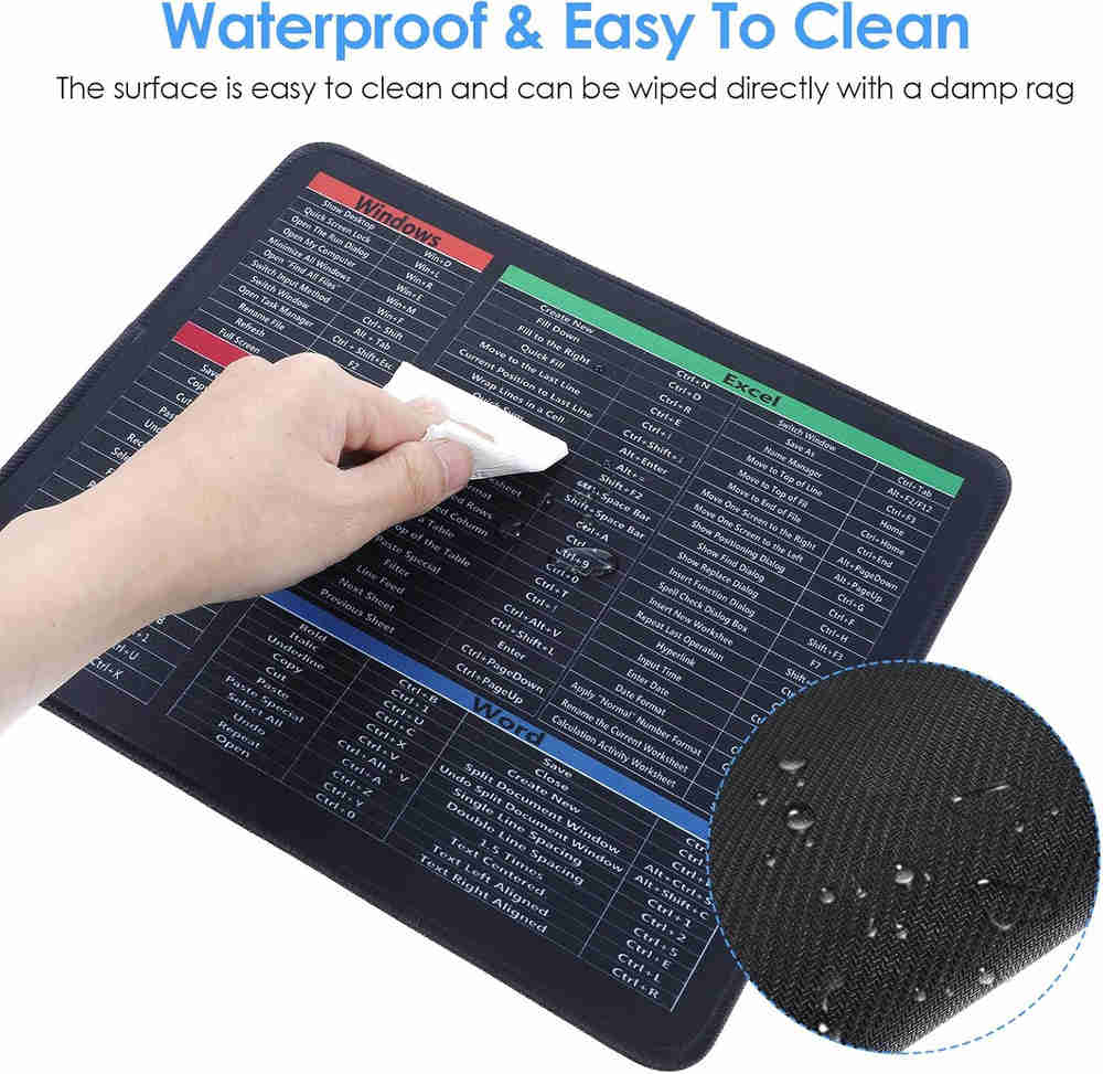 Excel Shortcuts Mousepad - Boost Your Productivity