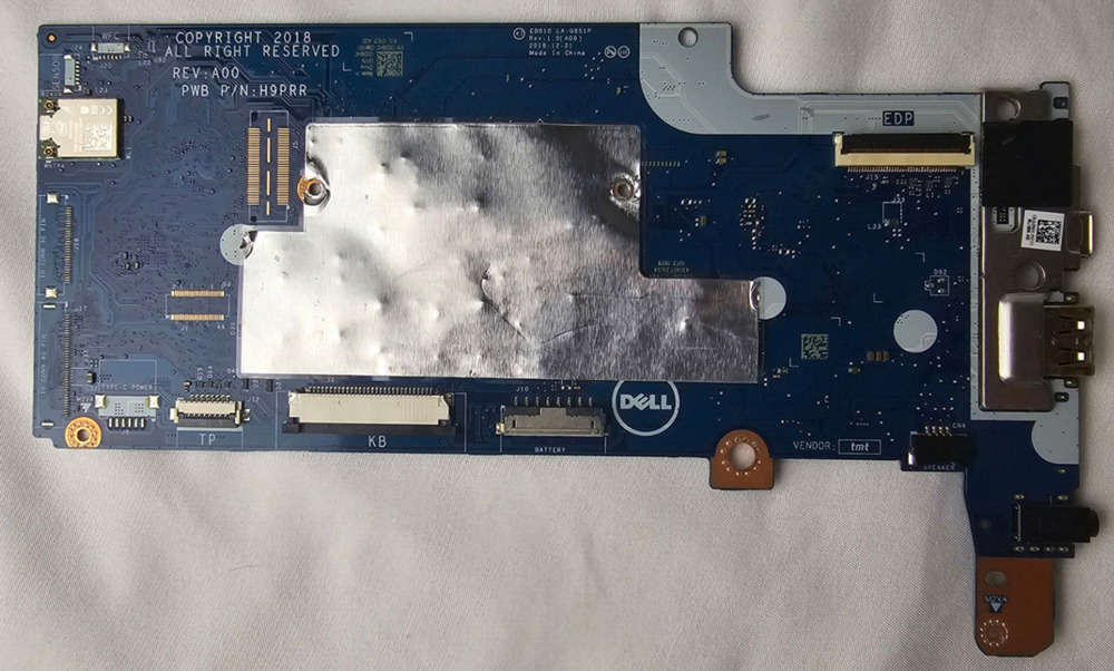 Dell OEM Chromebook 3100 Motherboard with Intel N4000, 16GB RAM