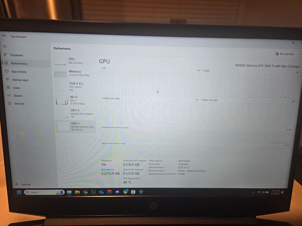 HP Pavilion Gaming Laptop with i5, GTX 1660 Ti, 16GB RAM, 475GB SSD