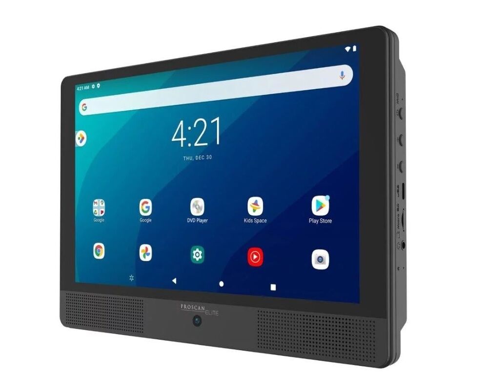 Proscan Elite 10.1" Quad Core Tablet with Portable DVD Player - Android 11