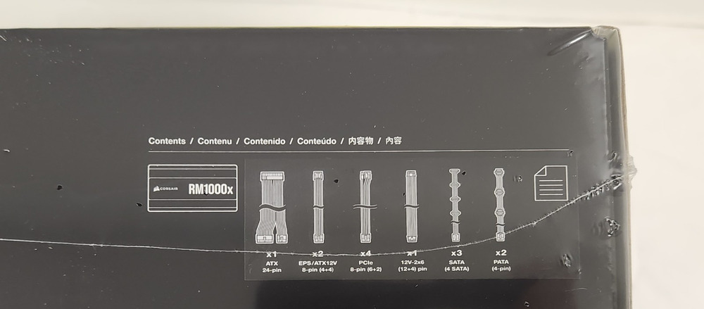 Corsair RM1000x 1000W 80 Plus Gold Fully Modular ATX Power Supply - High-End Power Solution