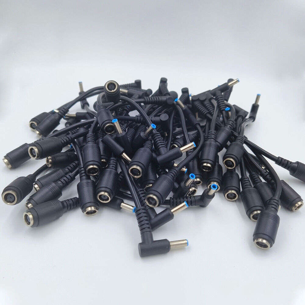 7.4mm to 4.5mm DC/AC Power Charger Converter Cable for HP/Dell Laptops