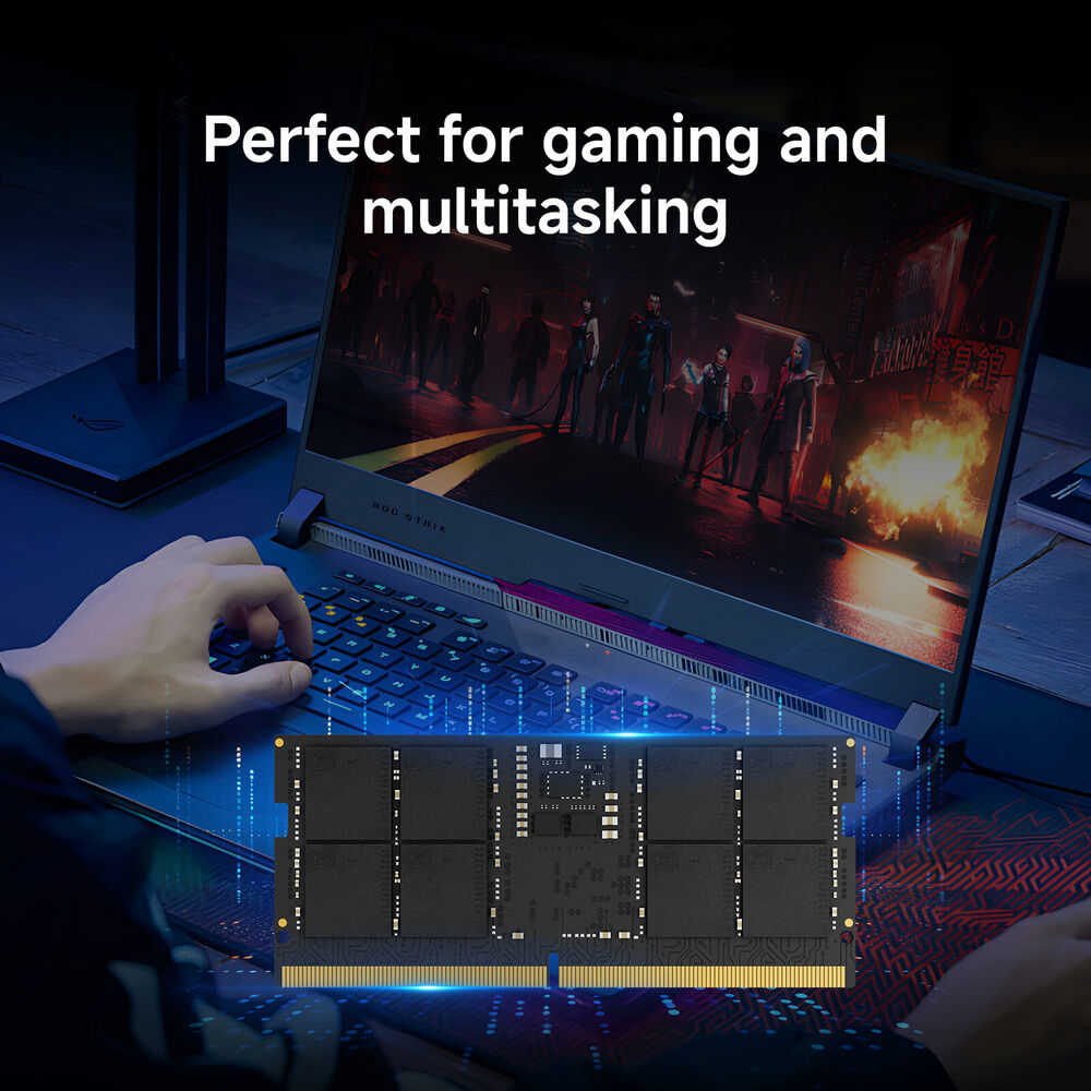 High-Speed DDR5 64GB (32GBx2) & 48GB (24GBx2) SODIMM RAM with Intel XMP