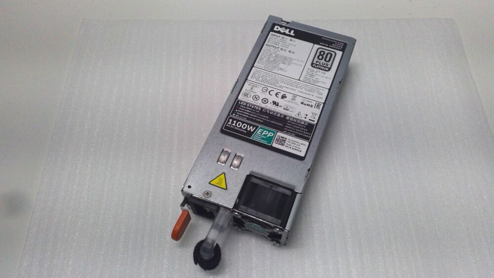 Dell 1100W EPP Power Supply for R740 Servers - 80 Plus Certified