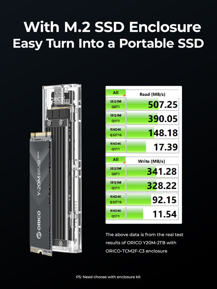 ORICO 2TB M.2 2280 SATA SSD NGFF Internal Solid State Drive