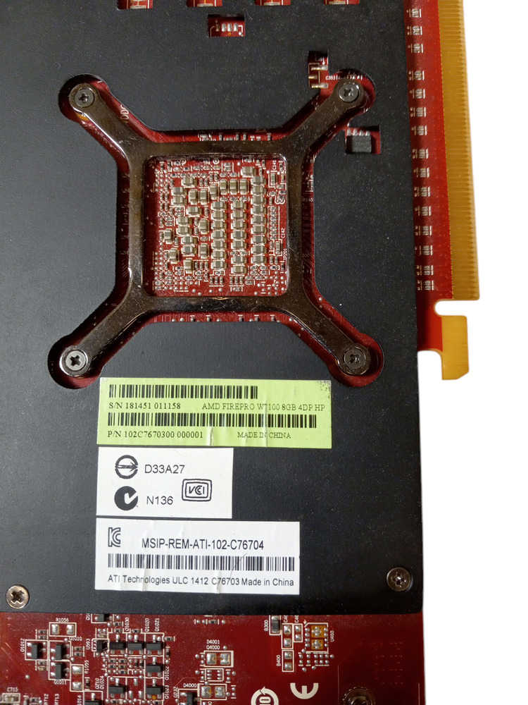 AMD FirePro W7100 8GB GDDR5 Graphics Card