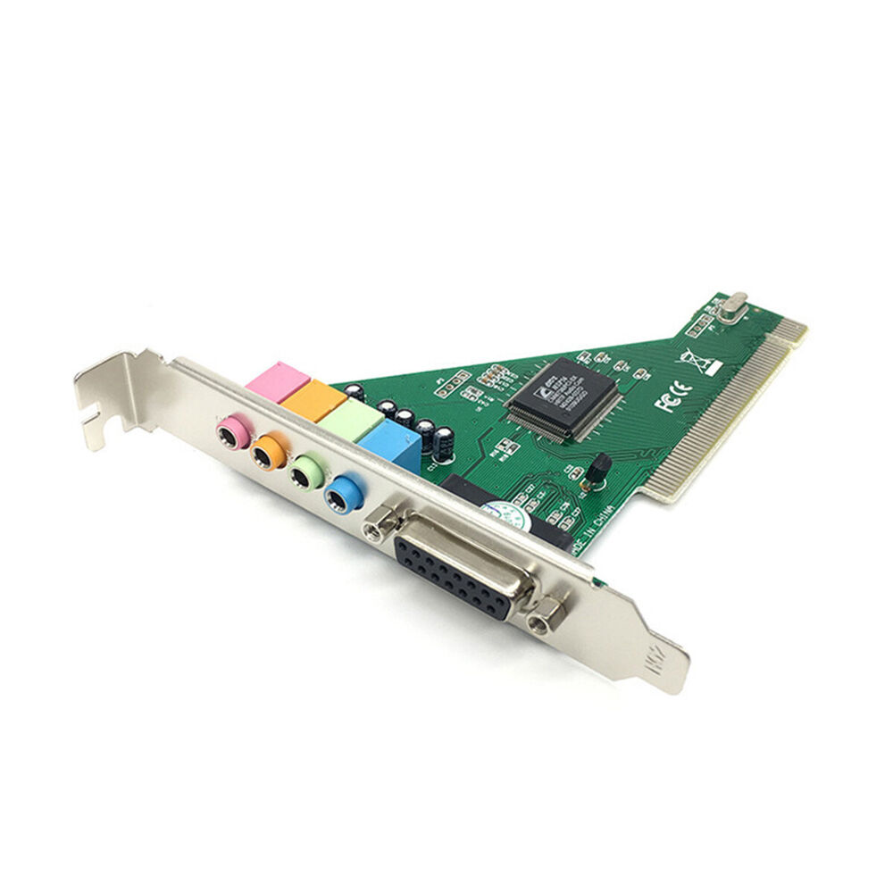 4 Channel 5.1 Surround Sound Card with 3D Audio for PC