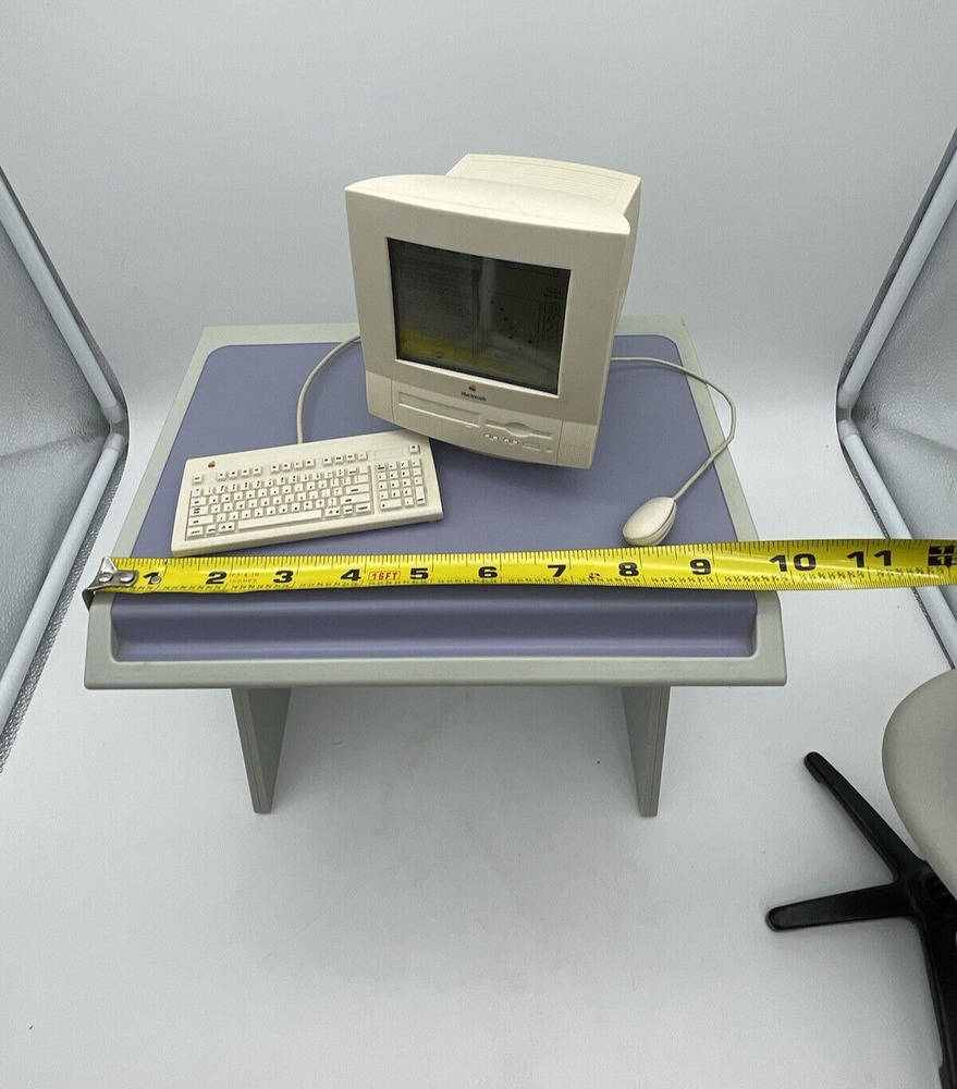 1996 American Girl Mini Macintosh Computer with Desk & Chair Set