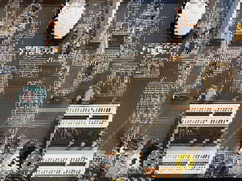 Plotech VT8607A ATX Motherboard with CPU Fan - Reliable Performance