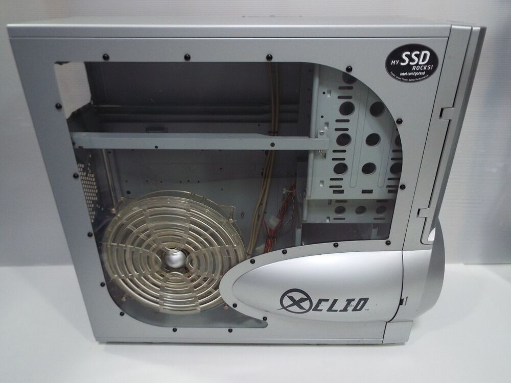 XClio A380 Engine Mid Tower Gaming Case - Silver Side Acrylic