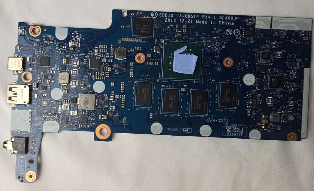 Dell OEM Chromebook 3100 Motherboard with Intel N4000, 16GB RAM