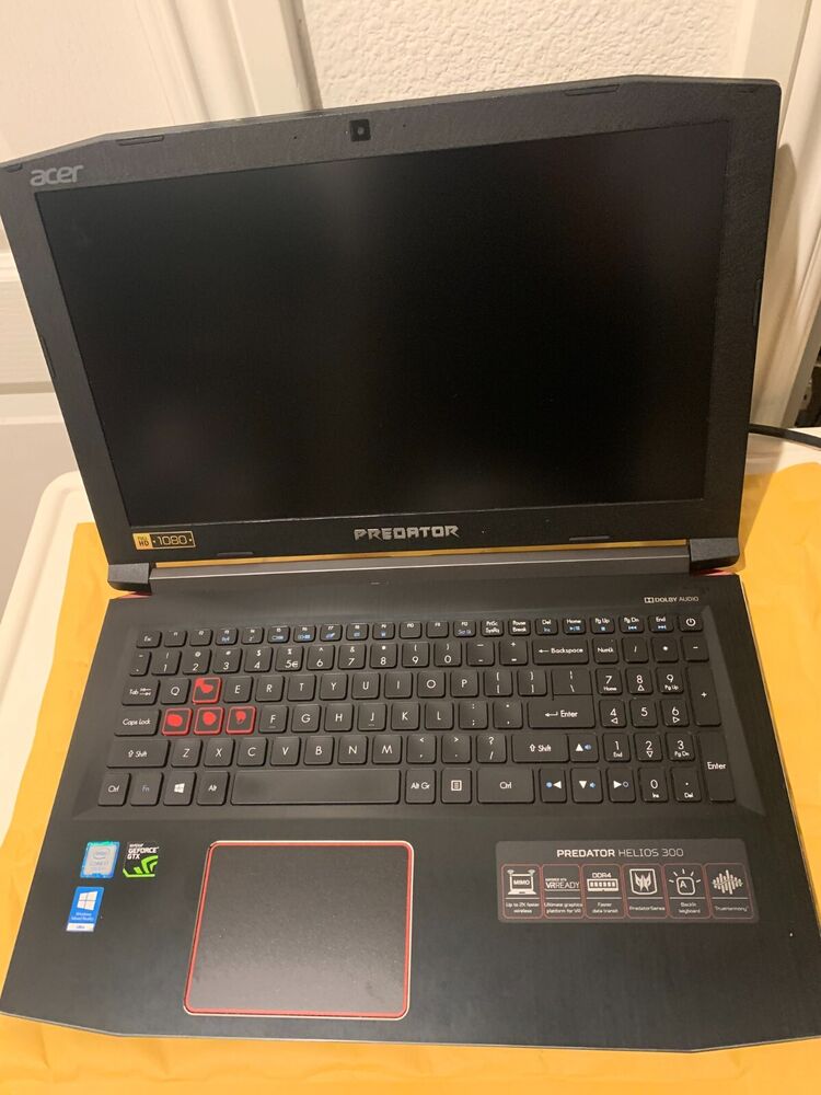 15.6" Acer Predator Helios 300 Gaming Laptop with i7 and GeForce GTX