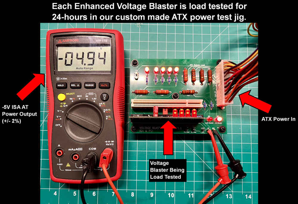 Voltage Blaster Enhanced -5V ISA ATX Power Supply for Vintage PCs