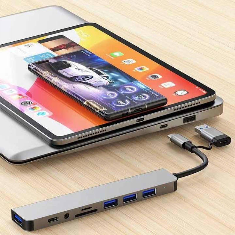 USB Type-C to A Adapter Hub for Windows, Mac, and Laptops