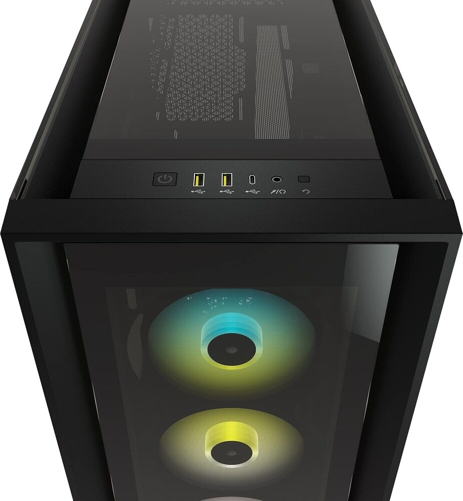 Corsair iCUE 5000X RGB ATX Mid Tower PC Case with Tempered Glass