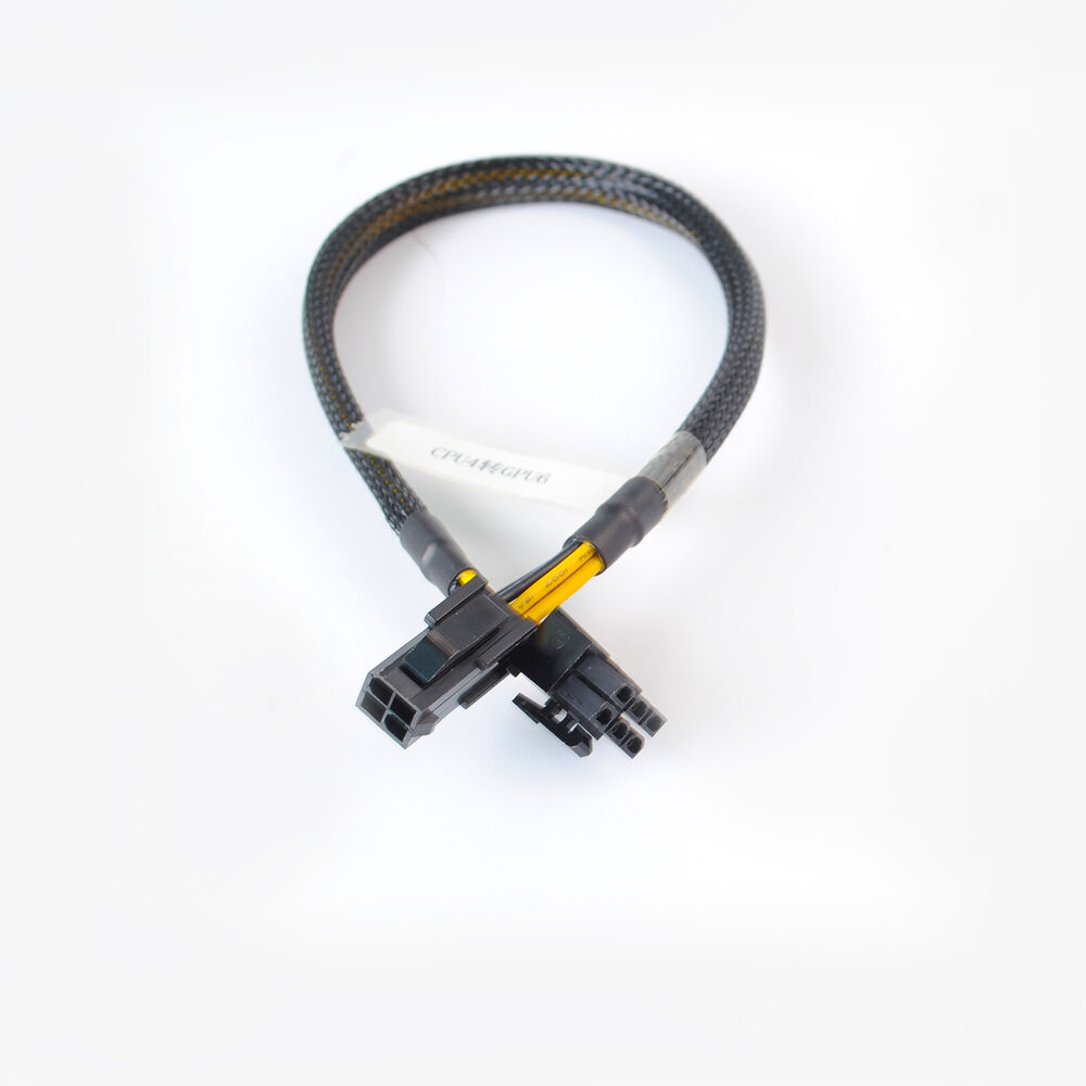 High-Quality Motherboard CPU 4-pin to GPU 6-pin Adapter Cable