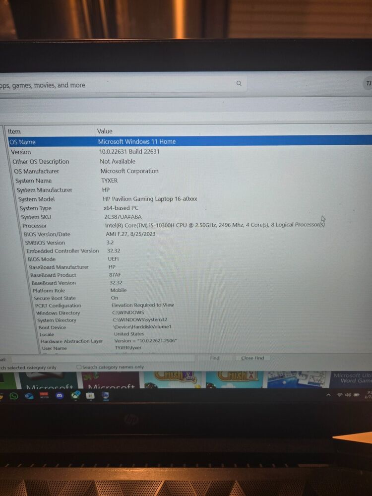 HP Pavilion Gaming Laptop with i5, GTX 1660 Ti, 16GB RAM, 475GB SSD