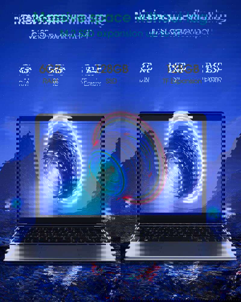 CHUWI 14.1" Laptop Computer with Windows 11 Home, 2.8GHz, 8GB RAM, 256GB SSD, WiFi