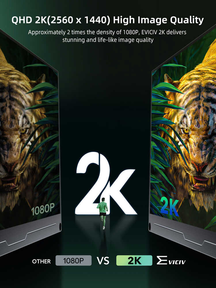 16.0" Portable QHD Monitor with USB-C and HDMI Connectivity