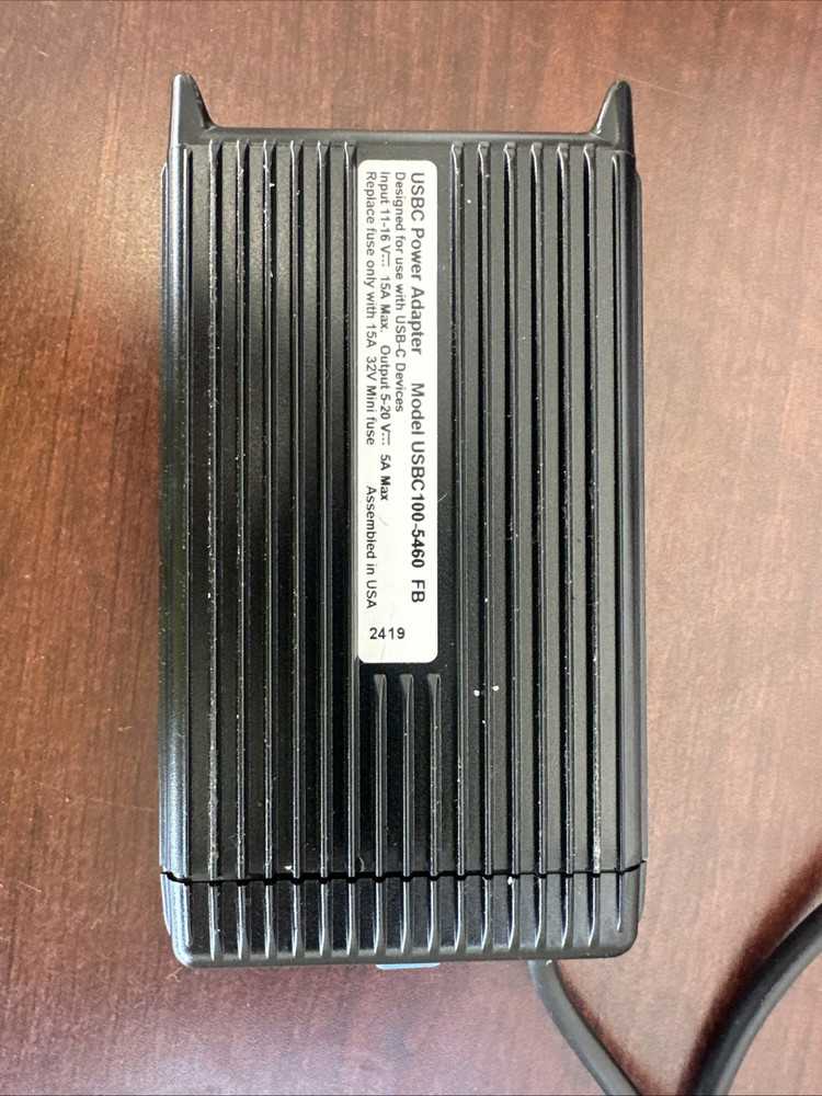 Lind Electronics USB-C Power Adapter 100-5460