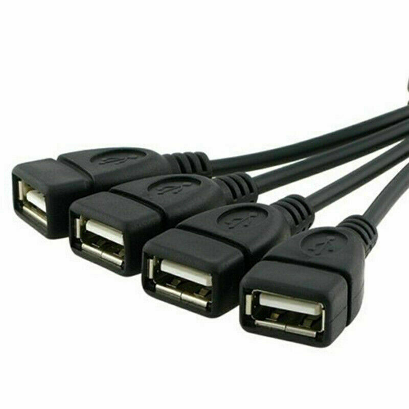 4 Port USB 2.0 High Speed Hub with Octopus Splitter