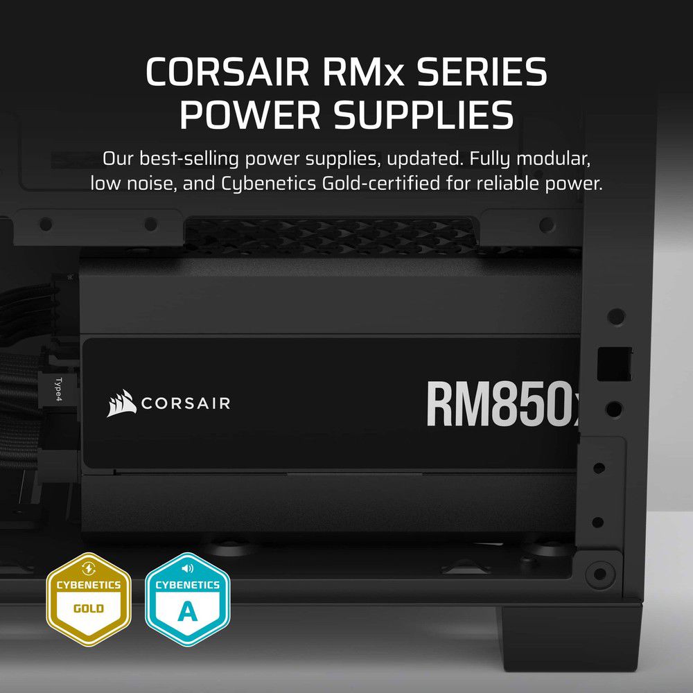 Corsair RM850x Gold Certified Fully Modular ATX Power Supply