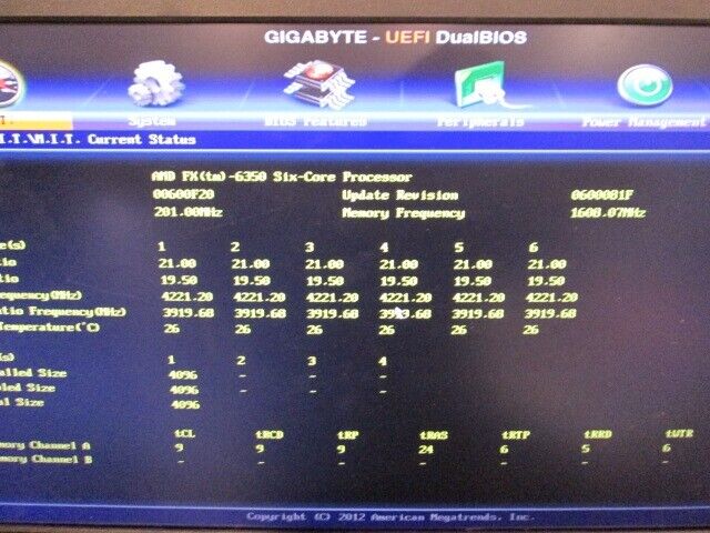 Gigabyte GA-970A-DS3P Motherboard with AMD FX 6350 6-Core CPU