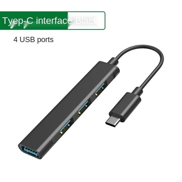 4-Port USB-C Hub Adapter for Multiple Devices