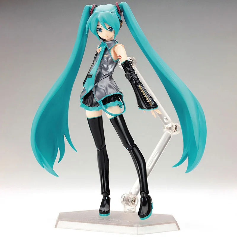 Figma Hatsune Miku Action Figure with Movable Joints and Props