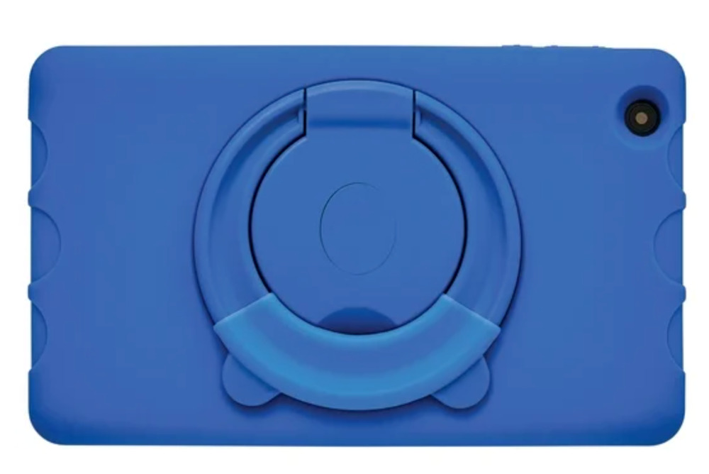 Onn. Surf 8 Kids Tablet 32GB Android with Blue Rubberized Sleeve & Stand