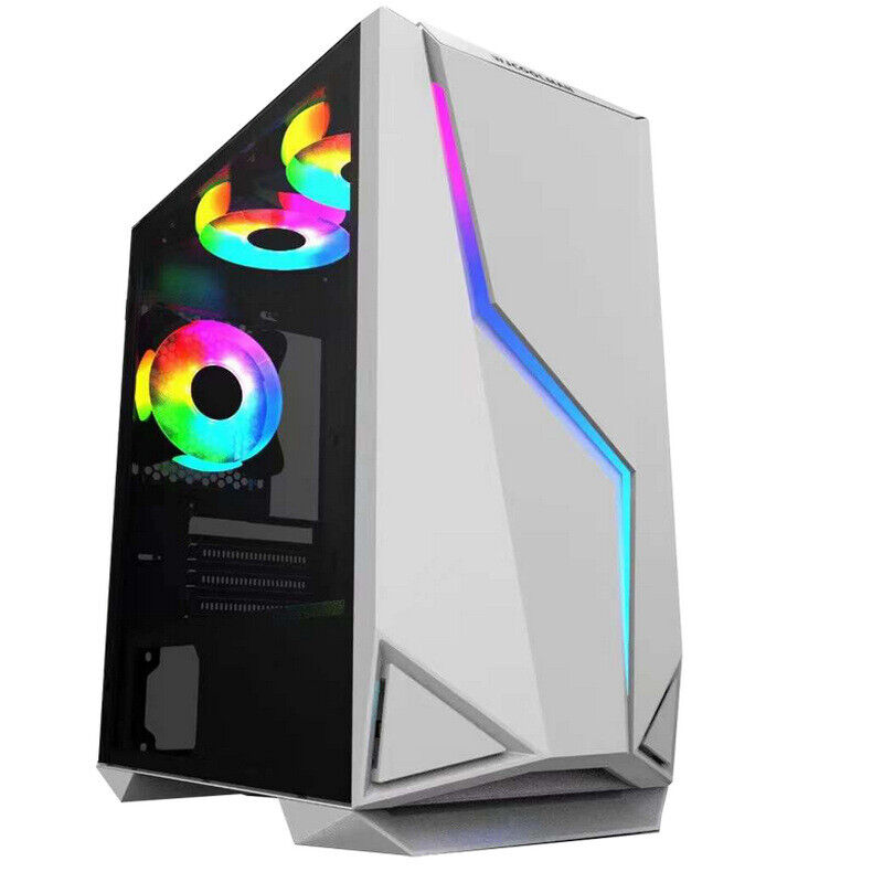 ATX M-ATX ITX Mid-Tower Gaming PC Case with Tempered Glass