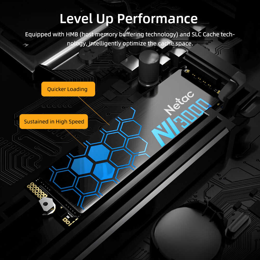Netac 1TB M.2 NVMe SSD - High-Speed Storage for Enhanced Performance