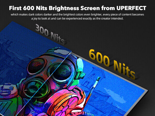 15.6" 4K Ultra HD Portable Monitor with HDR and VESA Mount