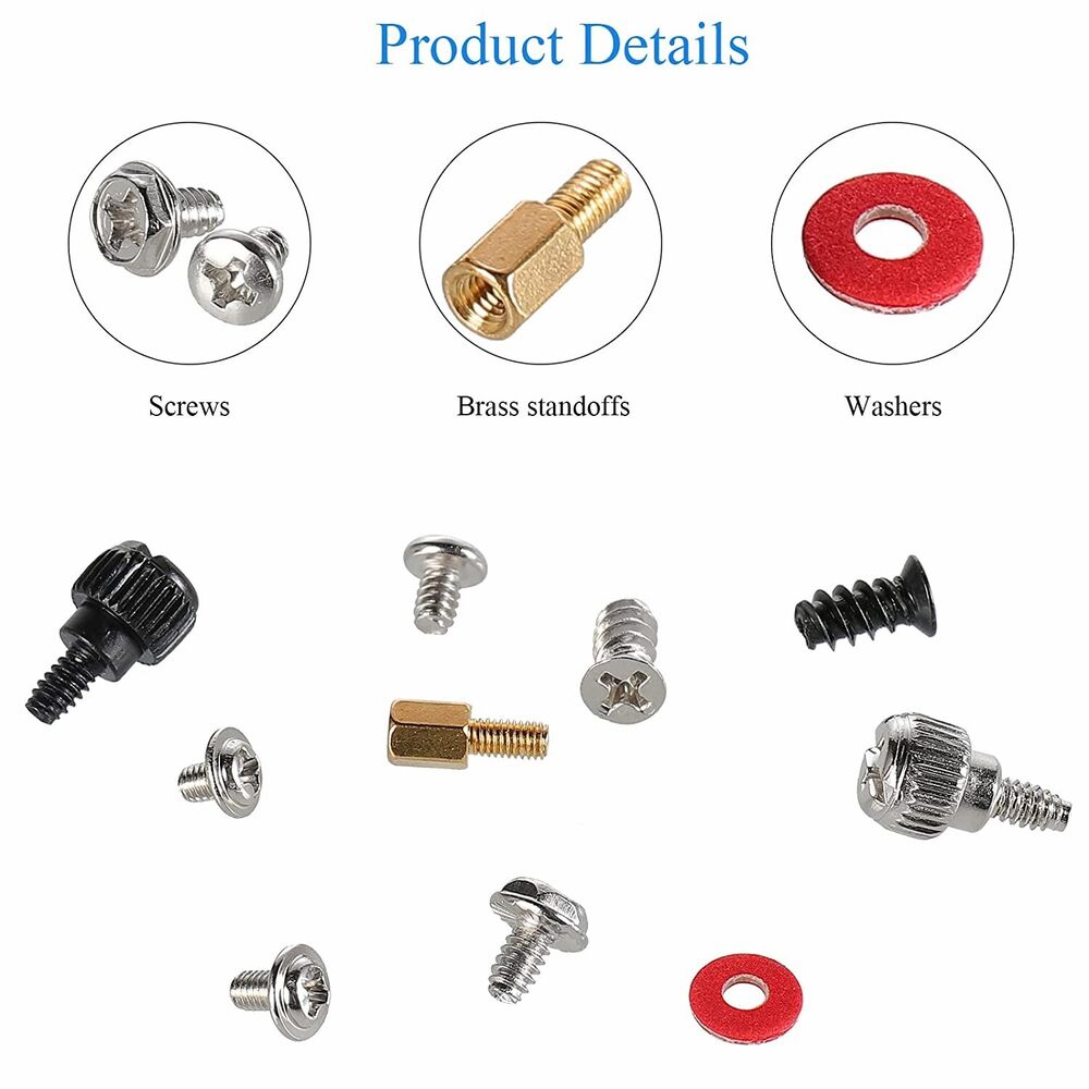 Complete 228Pcs Computer Screws Kit for PC Repair and DIY