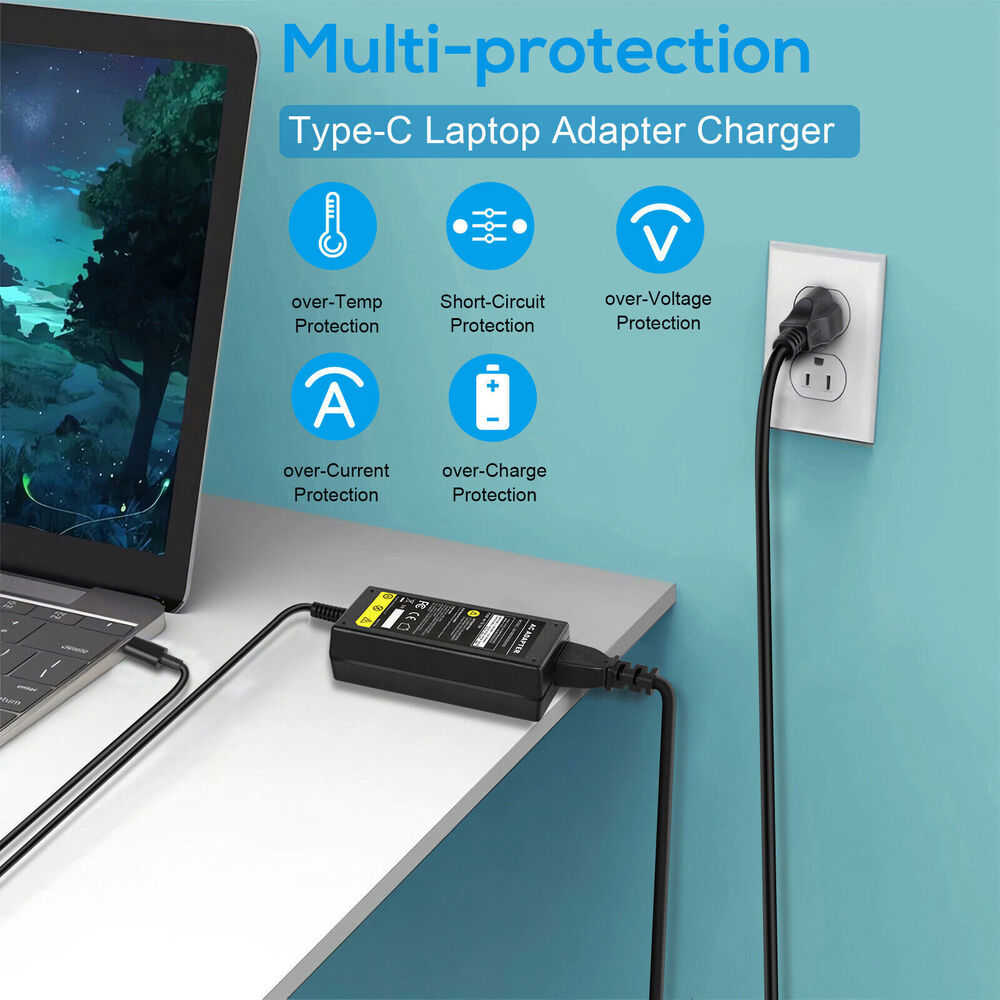 Universal USB C Power Charger for Laptops