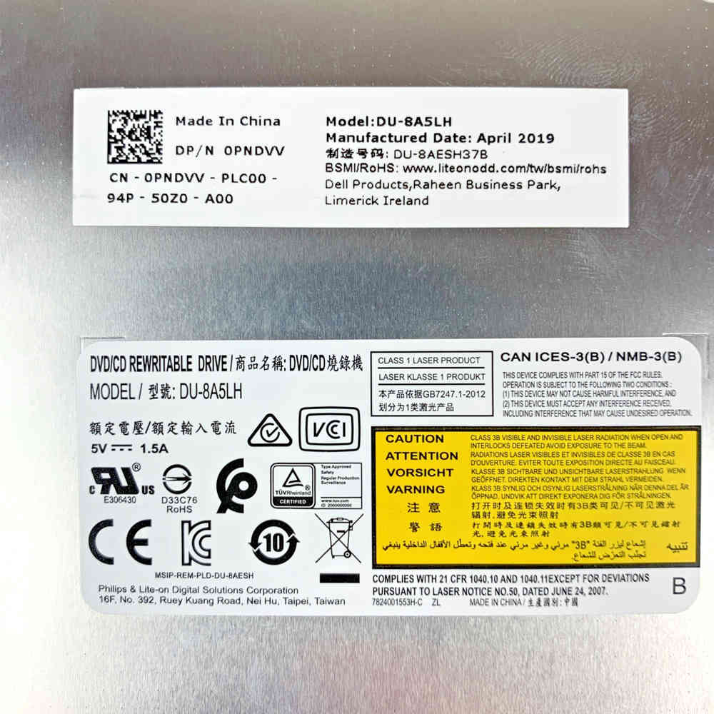 Dell OptiPlex 9.5mm DVD+RW Optical Drive | 0PNDVV