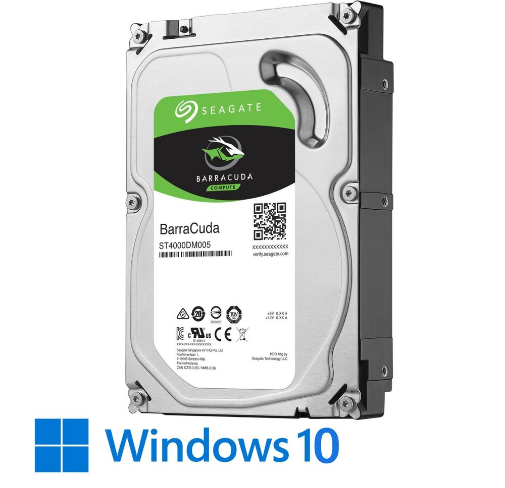 3.5" SATA HDD with Pre-Installed Windows 7/10 Legacy