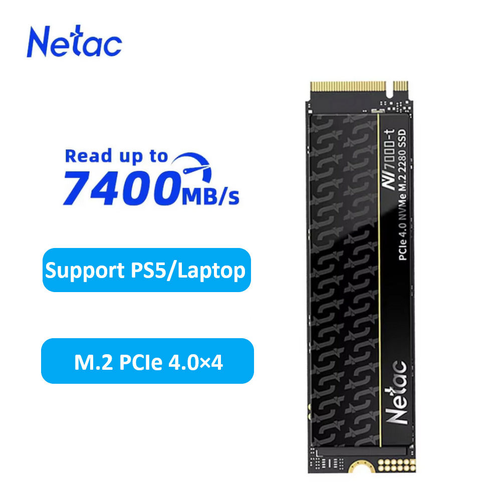 Netac M.2 PCIe NVMe SSD 2280 Internal Drives - 256GB to 2TB