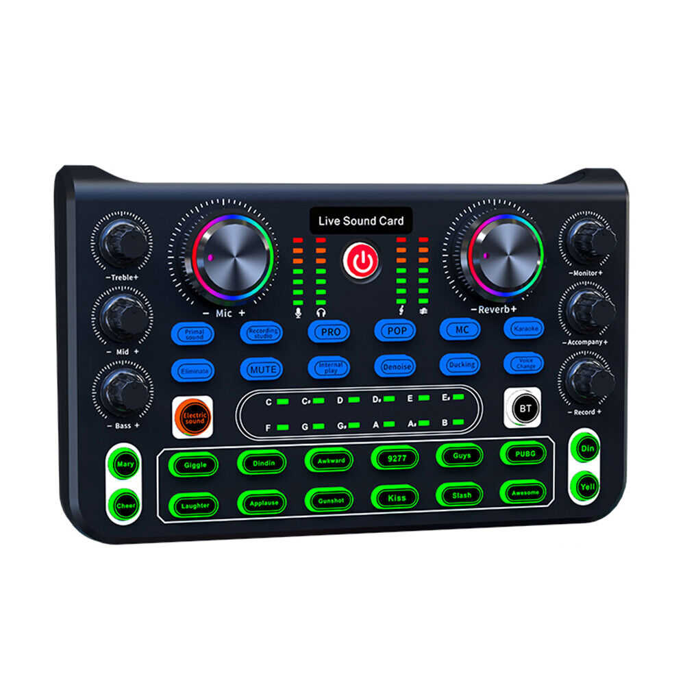 X60 Live Sound Card - Professional Audio Mixer for Enhanced Karaoke & Broadcasting