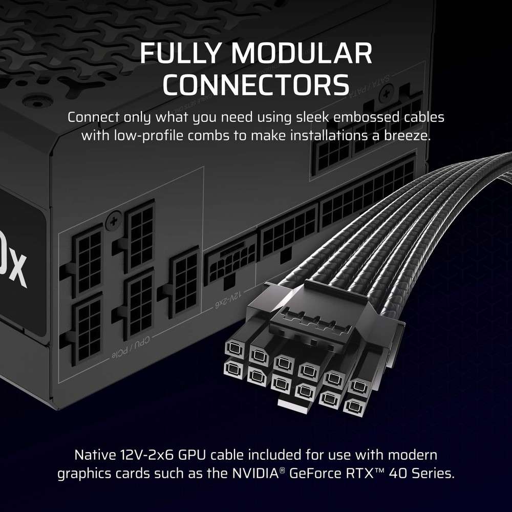 Corsair RM850x Gold Certified Fully Modular ATX Power Supply