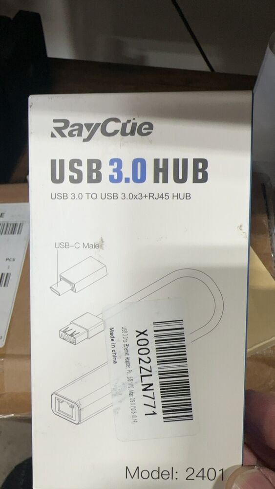 USB 3.0 4-in-1 Multiport Hub with Ethernet Adapter